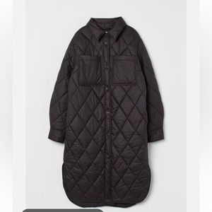 quilted “shirt” jacket